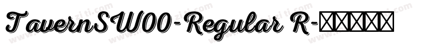 TavernSW00-Regular R字体转换